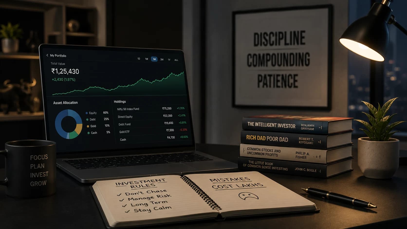 The Geometry of Capital: How I Would Invest ₹10,000, ₹50,000, and ₹1,00,000 Today